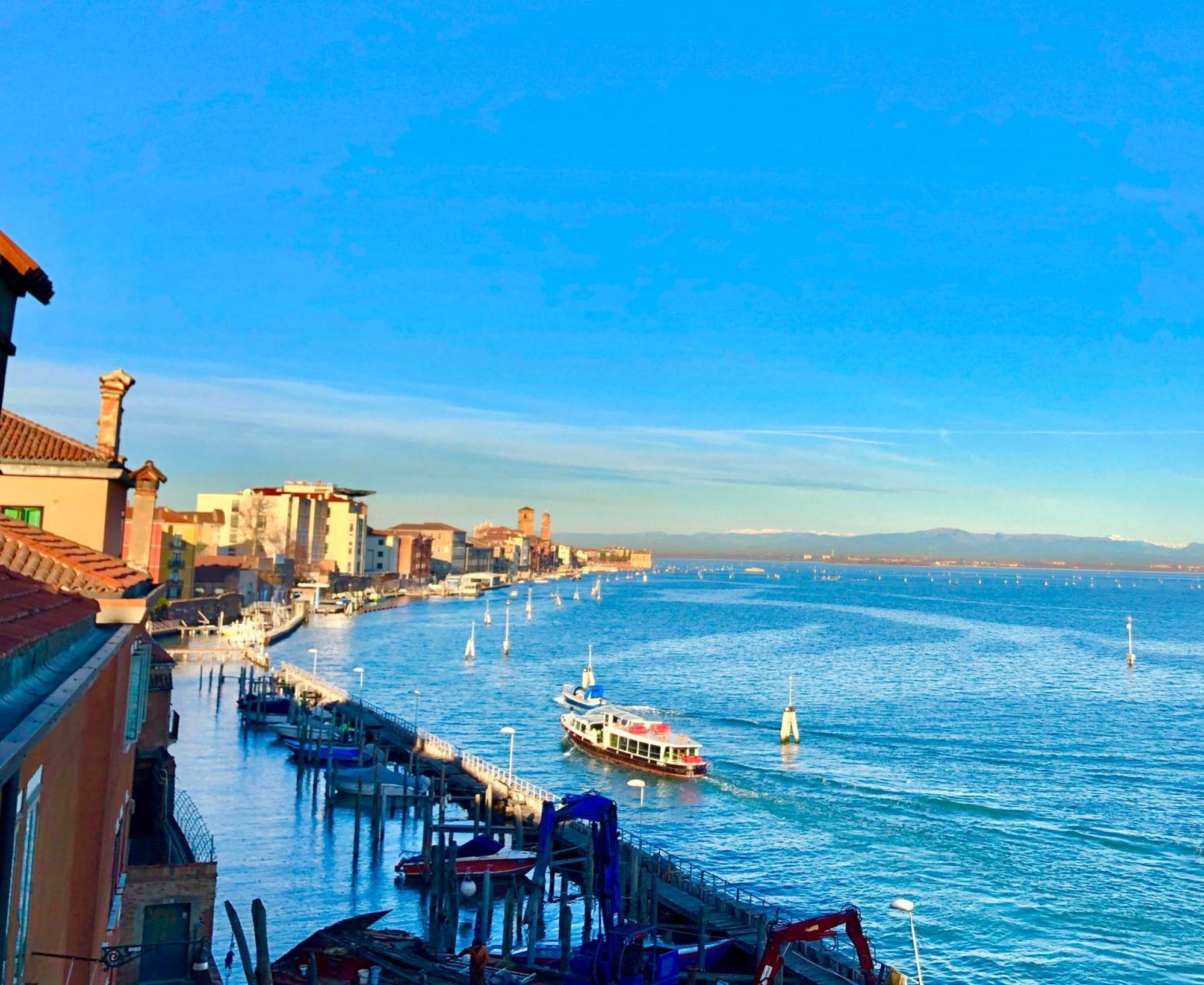 Ca' Monica Panoramic-Canal View, Biennale Benátky Exteriér fotografie